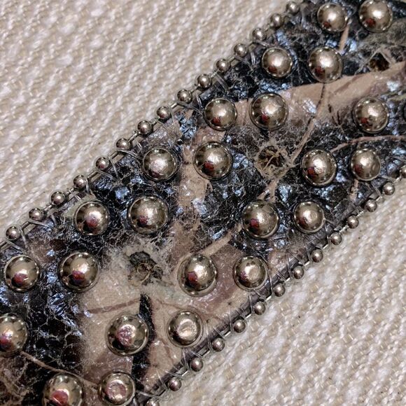 Eye-catching belt embellished w rhinestones studs ball/chain by MONTANA West main image 4